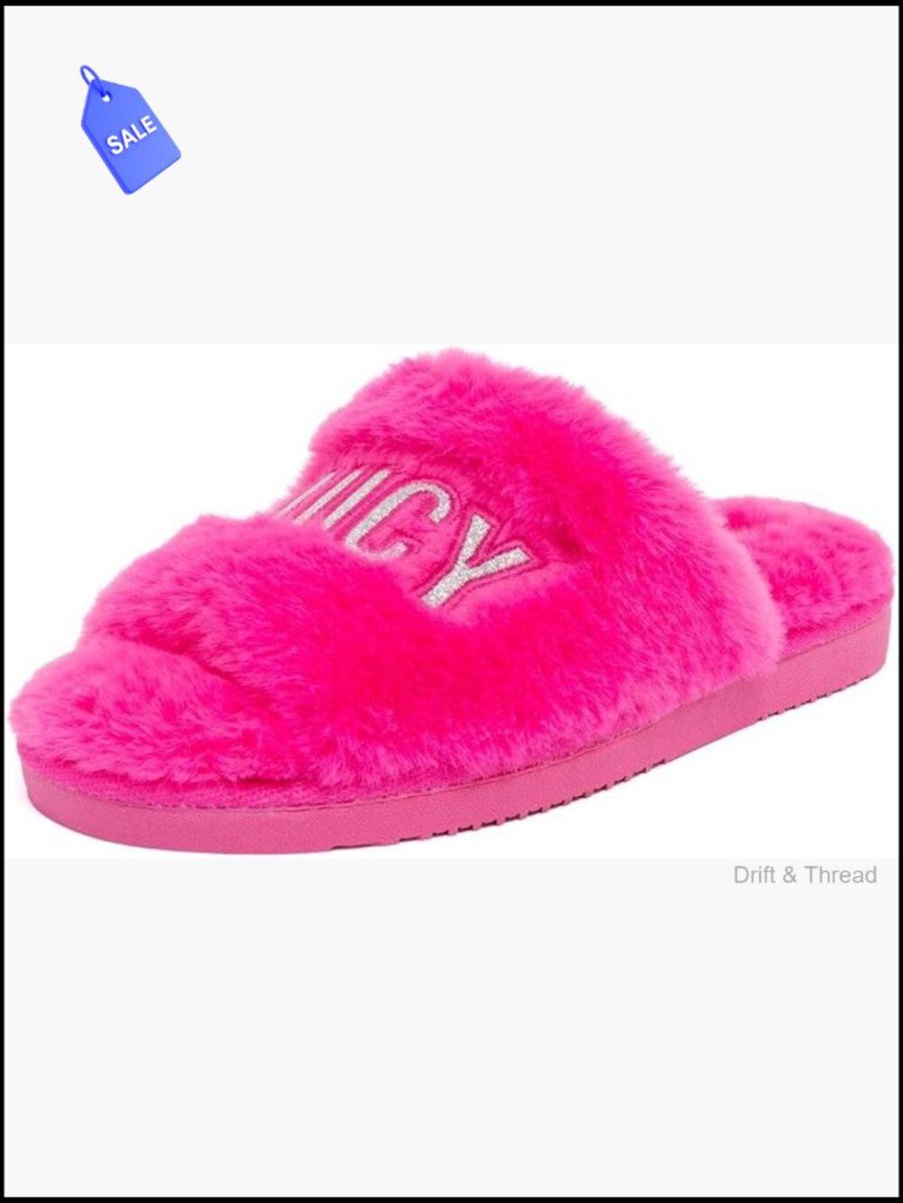 Faux Fur Slide Sandal Slippers Open Toe House Shoes Comfortable Women's